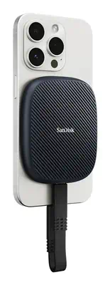 SanDisk SDSSDE62M-2T00-G25 lecteur à circuits intégrés externe 2 To USB Type-C Noir - Sandisk - Disque dur SSD - visuel 3