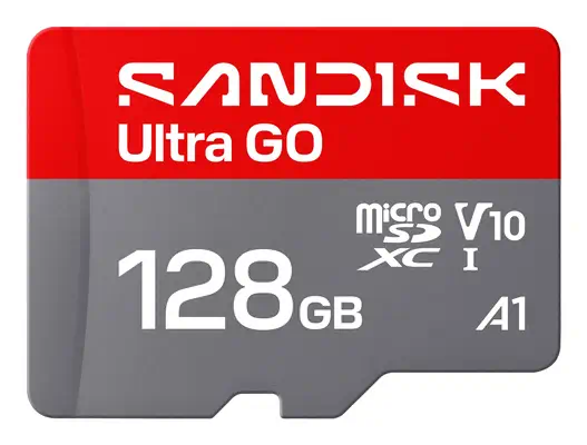 SanDisk Ultra GO 128 Go MicroSDXC UHS-I - Sandisk - Carte Mémoire - visuel 1
