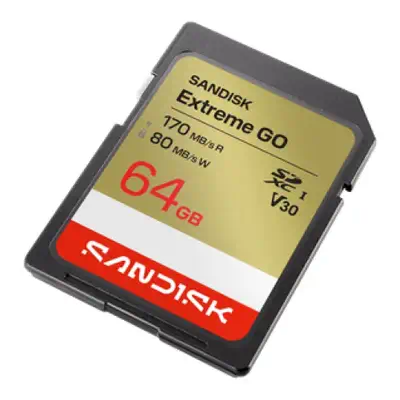 SanDisk Extreme GO 64 Go SDXC UHS-I - Sandisk - Carte Mémoire - visuel 2