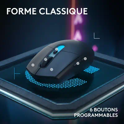 Logitech G305 X SUPERLIGHT-BK-EWR2i-934 - Pack Clavier, souris - visuel 7