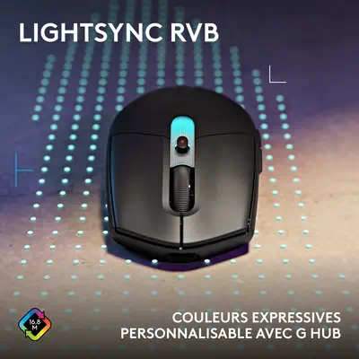 Logitech G305 X SUPERLIGHT-BK-EWR2i-934 - Pack Clavier, souris - visuel 8