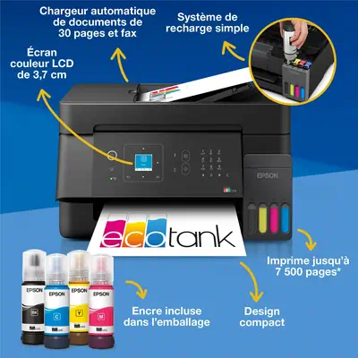 Epson EcoTank ET-4900 - Multifonctions Jet d'encre - visuel 2