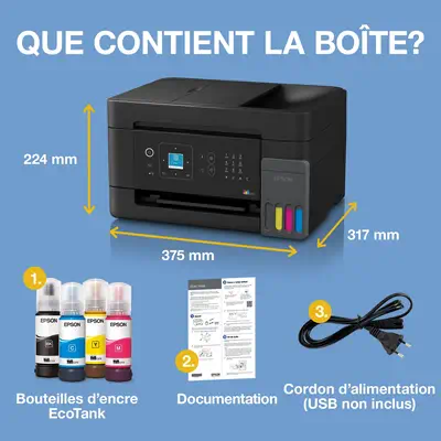 Epson EcoTank ET-4900 - Multifonctions Jet d'encre - visuel 9