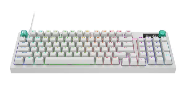 Logitech G G316 X 98 clavier Gaming USB AZERTY Français Blanc - Périphérique Informatique - visuel 3