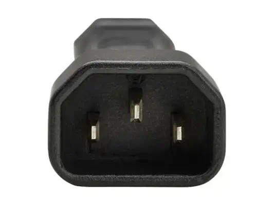 EATON TRIPPLITE Power adapter IEC 60320 C14 to IEC 60320 C5 250V 2.5 A 15cm Black Europe - Eaton - Câble divers - visuel 2