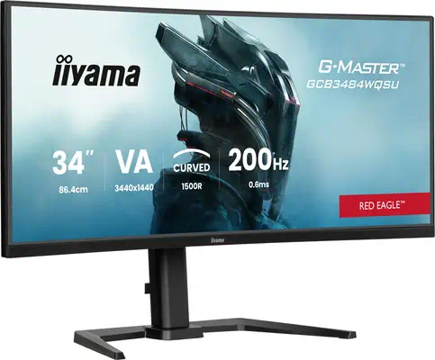 G-MASTER GCB3484WQSU-B2 34IN PRO-GAMING 0.4MS VA LCD 3440X144 - iiyama - Ecran Ordinateur - visuel 2