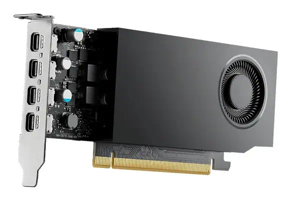 PNY VCNRTXA1000-PL carte graphique NVIDIA RTX A1000 8 Go GDDR6 - Carte graphique - visuel 3