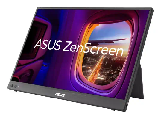 ASUS ZenScreen MB16FC écran plat de PC 40,6 cm (16") 1920 x 1200 pixels WUXGA LCD Noir - Asus - Ecran Ordinateur - visuel 1
