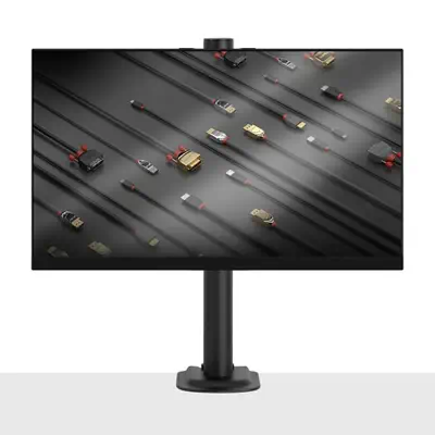 Lindy Support d'écran fixe pour un seul écran - Noir - Accessoire Vidéoprojecteur - visuel 2