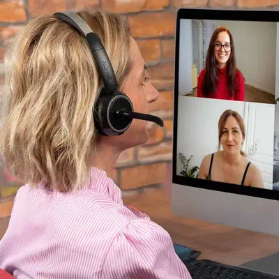 Lindy L118 Casque Sans fil Arceau Bureau/Centre d'appels USB Type-C Bluetooth Socle de chargement No - Casque Micro - visuel 5