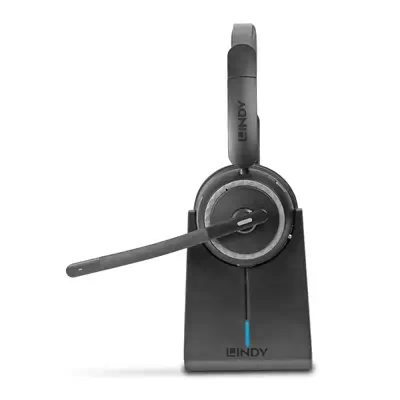 Lindy L118 Casque Sans fil Arceau Bureau/Centre d'appels USB Type-C Bluetooth Socle de chargement No - Casque Micro - visuel 2