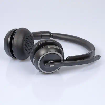 Lindy L118 Casque Sans fil Arceau Bureau/Centre d'appels USB Type-C Bluetooth Socle de chargement No - Casque Micro - visuel 4