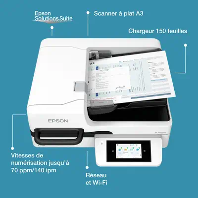 Epson WorkForce DS-71000WN - Scanner - visuel 1