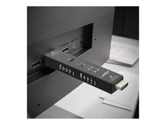 LINDY Générateur de signaux HDMI 4K60 et émulateur daffichage - Lindy - Câble Audio - visuel 1