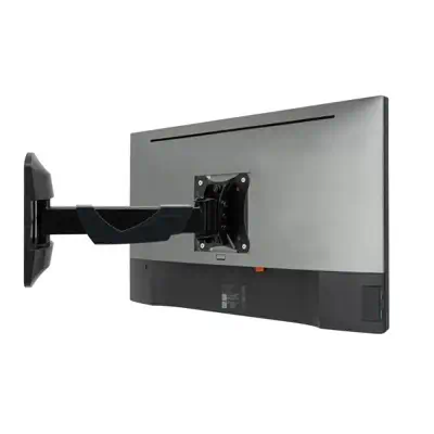 Lindy 40713 support d'écran plat pour bureau 66 cm (26") Mur Noir - Accessoire Vidéoprojecteur - visuel 2