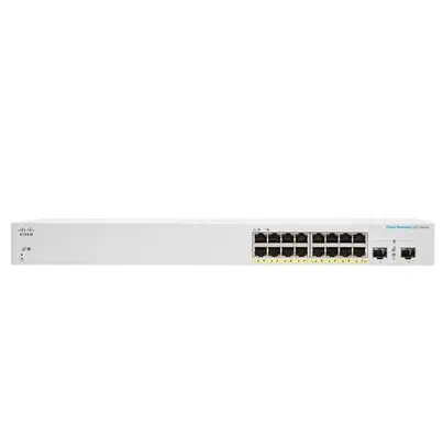 Cisco CBS220-16P-2G Géré L2 Gigabit Ethernet (10/100/1000) Connexion Ethernet, supportant l'alimenta - Switchs et Hubs - visuel 1