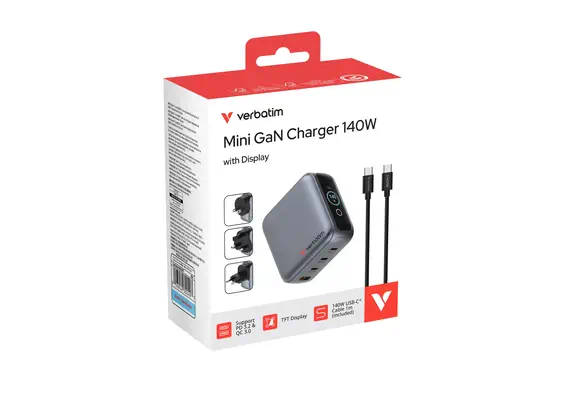 Verbatim 30240 chargeur d'appareils mobiles Universel Noir Secteur Charge rapide Intérieure - Chargeur et alimentation - visuel 2