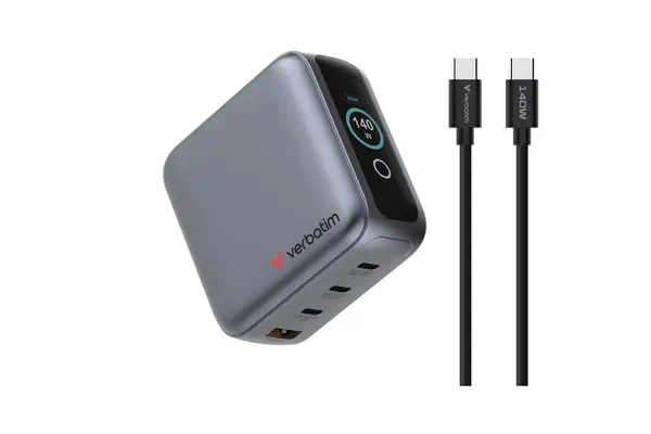 Verbatim 30240 chargeur d'appareils mobiles Universel Noir Secteur Charge rapide Intérieure - Chargeur et alimentation - visuel 1