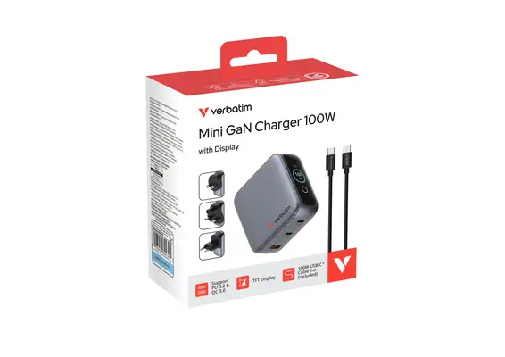 Verbatim 30239 chargeur d'appareils mobiles Universel Noir Secteur Charge rapide Intérieure - Chargeur et alimentation - visuel 2