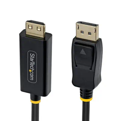 Câble Adaptateur DisplayPort vers HDMI de 4,5m avec Connecteurs à Verrouillage, 4K 60Hz, HDR, Conver - StarTech - Switchs et Hubs - visuel 1