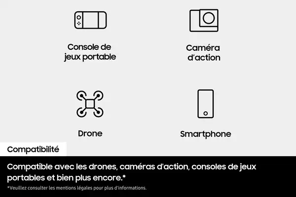 Carte microSDXC™ UHS-I 256 Go avec lecteur USB - Samsung - Accessoire Stockage - visuel 10