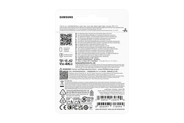 Carte microSDXC™ UHS-I 256 Go avec lecteur USB - Samsung - Accessoire Stockage - visuel 5