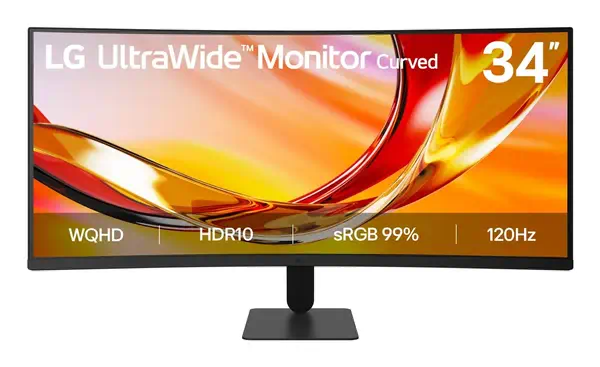LG 34U601B-B écran plat de PC 86,4 cm (34") 3440 x 1440 pixels Dual WQHD LCD Noir - Ecran Ordinateur - visuel 1