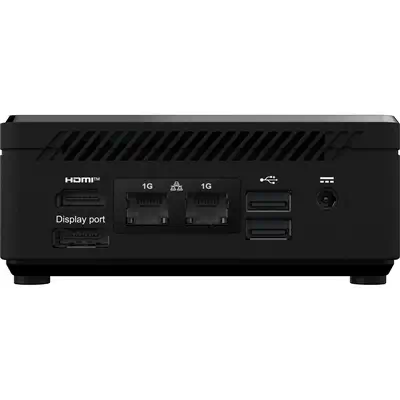 MSI Cubi N ADL S-098EU Intel® N N200 4 Go DDR4-SDRAM 128 Go SSD Windows 11 Pro Mini PC Noir - Unité Centrale - visuel 3