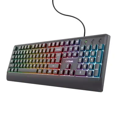 Trust GXT 792 QUADROX clavier Souris incluse Gaming USB Français Noir - Clavier - visuel 3
