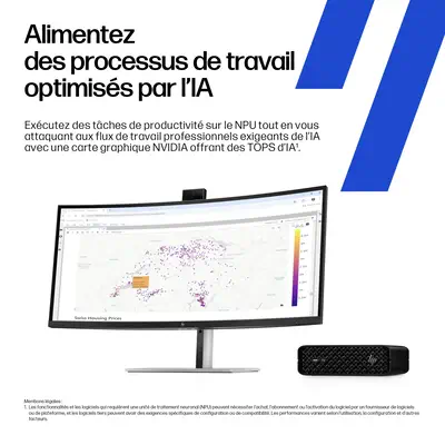 HP DW8E8ET PC/poste de travail Intel Core Ultra 9 285 32 Go DDR5-SDRAM 1 To SSD Windows 11 Pro Mini  - Station de Travail - visuel 7