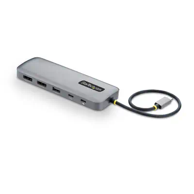 Adaptateur Multiport USB-C vers Deux Ports DisplayPort 10-en-1, Recharge Power Delivery 100 W, 2 x 4 - StarTech - Station d'accueil pour portable - visuel 1