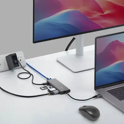 Adaptateur Multiport USB-C vers HDMI, Recharge PD 140W, 4K 60Hz, Hub USB 3 Ports 10 Gbps, Lecteur de - StarTech - Station d'accueil pour portable - visuel 4