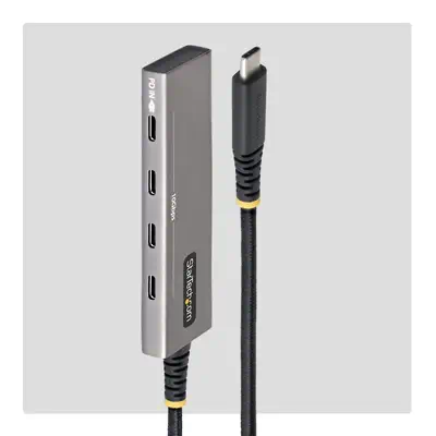 Hub USB-C à 4 Ports, 10 Gbps, Recharge PD 100 W, 4 Ports USB-C, Protection contre les Surintensités, - StarTech - Switchs et Hubs - visuel 2
