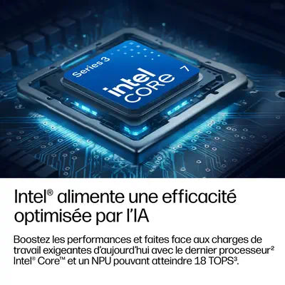 HP E0EY1ET laptop Intel Core 7 350 Ordinateur portable 40,6 cm (16") WUXGA 32 Go LPDDR5x-SDRAM 512 G - PC Portable - visuel 10