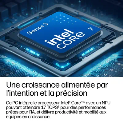 HP E0EY1ET laptop Intel Core 7 350 Ordinateur portable 40,6 cm (16") WUXGA 32 Go LPDDR5x-SDRAM 512 G - PC Portable - visuel 6