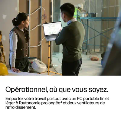 HP DW8D7ET laptop Argent - Station de Travail Mobile - visuel 6