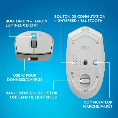 Logitech G305 X - Pack Clavier, souris - visuel 10