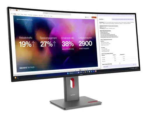 Lenovo ThinkVision P40WD-40 Moniteur - Ecran Ordinateur - visuel 2