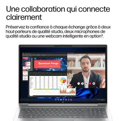 HP E0EY5ET laptop Intel Core 7 350 Ordinateur portable 40,6 cm (16") WUXGA 16 Go LPDDR5x-SDRAM 512 G - PC Portable - visuel 7