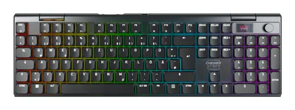CHERRY XTRFY MX 10.1 Wireless clavier Gaming USB + RF Wireless + Bluetooth QWERTZ Allemand Noir - Clavier - visuel 1