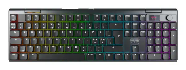 CHERRY XTRFY MX 10.1 Wireless clavier Gaming USB + RF Wireless + Bluetooth QWERTY Nordique Noir - Clavier - visuel 1