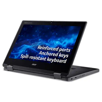 Acer Chromebook R724T-TCO-K01L MediaTek 29,5 cm (11.6") Écran tactile HD 8 Go LPDDR4x-SDRAM 64 Go Fl - PC Portable - visuel 3