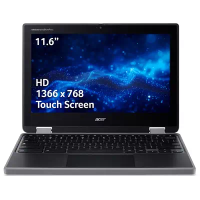 Acer Chromebook R724T-TCO-K01L MediaTek 29,5 cm (11.6") Écran tactile HD 8 Go LPDDR4x-SDRAM 64 Go Fl - PC Portable - visuel 2