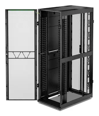 NetShelter SX2 networking 48U L750XP1200XH2258mm, noir, avec pann. Laté. - APC - Rack et Armoire - visuel 2