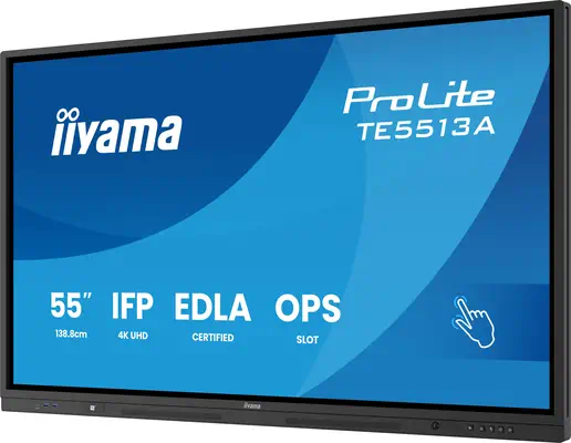 iiyama TE5513A-B3AG Écran d'affichage dynamique Écran plat interactif 138,7 cm (54.6") LCD Wifi 500  - Ecran Numérique Interactif - visuel 6