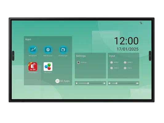 Sharp LM431 Écran plat interactif 109,2 cm (43") LED Wifi 500 cd/m² 4K Ultra HD Noir Écran tactile I - Ecran Numérique Interactif - visuel 1