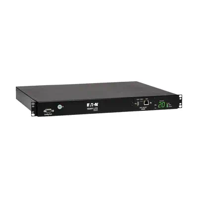 Tripp Lite PDUMH20HVATNET unité de distribution d'énergie 10 sortie(s) CA 1U Noir - Rack et Armoire - visuel 1
