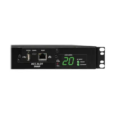 Tripp Lite PDUMH20HVATNET unité de distribution d'énergie 10 sortie(s) CA 1U Noir - Rack et Armoire - visuel 4