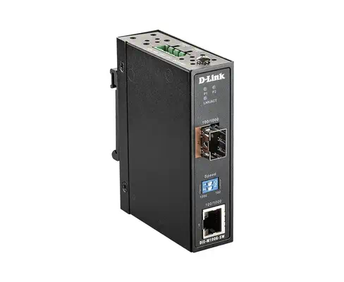 D-Link DIS-M100G-SW convertisseur de support réseau 4000 Mbit/s Multimode, Monomode Noir - Accessoire Réseau - visuel 1