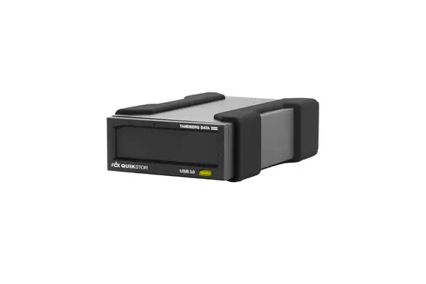 O-T Lecteur externe RDX QuikStor, noir, interface USB3+ - Tandberg Data - Stockage - visuel 2